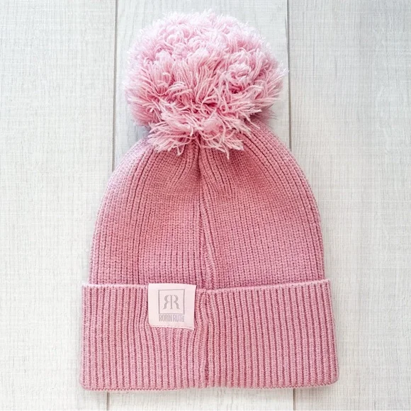 Pink Brussels knit toque hat - Picture 4 of 6